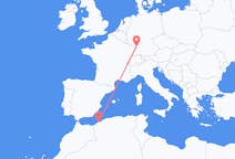 Flyg från Oran, Algeriet till Karlsruhe, Tyskland