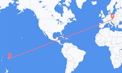 Flyreiser fra Lakeba, Fiji til Vienna, Østerrike