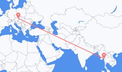 出发地 缅甸出发地 毛淡棉目的地 奥地利维也纳的航班