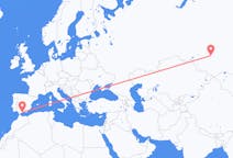 Fly fra Kemerovo til Málaga