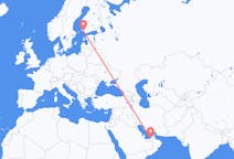 Flights from Abu Dhabi to Turku