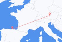 Flights from Santander, Spain to Salzburg, Austria