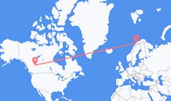 Flyrejser fra Grande Prairie, Canada til Bardufoss, Norge