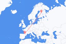 Flights from Pau, Pyrénées-Atlantiques, France to Kajaani, Finland