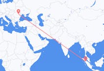 Flyrejser fra Siborong-Borong, Indonesien til Bacău, Rumænien