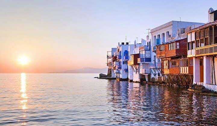 Mykonos: Swim at Rhenia & watch the Sunset at Little Venice