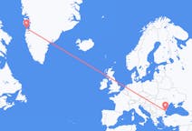 Flights from Varna, Bulgaria to Aasiaat, Greenland