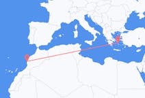 Flyg från Essaouira, Marocko till Mykonos, Grekland