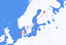 Flights from Kajaani, Finland to Esbjerg, Denmark