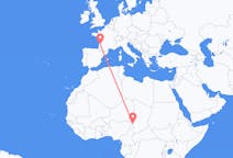 Flyrejser fra N Djamena til Bordeaux