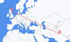 Lennot Chandigarhista, Intia Aberdeeniin, Skotlanti
