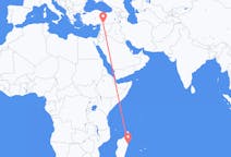Flyg från Toamasina, Madagaskar till Gaziantep, Turkiet