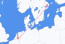 Vluchten van Stockholm, Zweden naar Eindhoven, Nederland