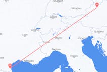 Flights from Perpignan, France to Linz, Austria