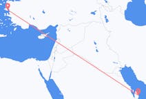 出发地 卡塔尔出发地 多哈目的地 希腊米蒂利尼的航班