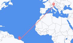 Flyreiser fra Parnaíba, Brasil til Venezia, Italia
