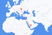 Flyreiser fra Najran, Saudi-Arabia til Cluj-Napoca, Romania