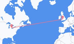 Flights from Detroit to Cardiff