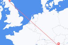 Flyrejser fra Edinburgh til Ljubljana