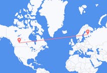 Flights from Edmonton to Joensuu