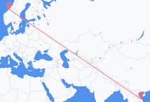 Flights from Hue, Vietnam to Ørland, Norway