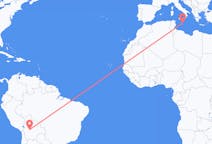 Flyrejser fra Cochabamba, Bolivia til Malta, Malta