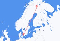 Vols de Copenhague, le Danemark à Kittila, Finlande