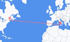 Flyreiser fra Portland, USA til Palermo, Italia