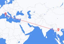 Flights from Loei Province, Thailand to Olbia, Italy