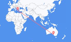 Flyrejser fra Adelaide, Australien til Patras, Grækenland