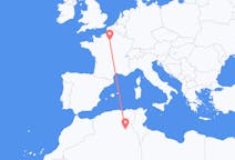 Flyrejser fra Touggourt, Algeriet til Paris, Frankrig