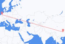 Flyreiser fra Zhangjiajie, Kina til Eindhoven, Nederland
