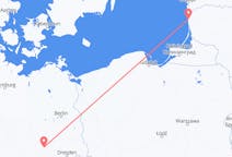 Flyg från Palanga, Litauen till Leipzig, Tyskland