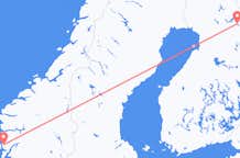 Flights from Kuusamo to Bergen