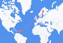 Flyrejser fra Bridgetown, Barbados til Vasa, Finland