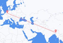 인도 실카르에서 출발해 독일 뒤셀도르프까지(으)로 가는 항공편