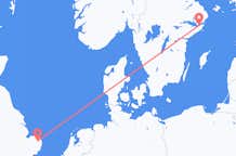 Flights from the city of Norwich to the city of Stockholm
