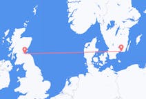 Flights from Ronneby, Sweden to Edinburgh, Scotland