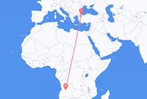 Flights from Kuito, Angola to Istanbul, Turkey