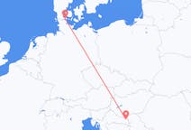 Flug frá Osijek til Sønderborg