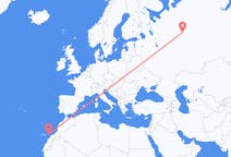 Flights from Syktyvkar, Russia to Fuerteventura, Spain