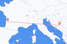 Flights from Bordeaux to Sarajevo