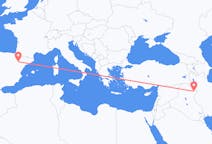 Flyreiser fra Suleimania, Irak til Zaragoza, Spania