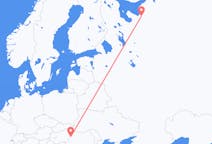 Fly fra Arkhangelsk til Oradea