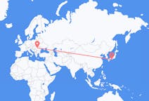 Flyreiser fra Shirahama, Japan til Cluj-Napoca, Romania