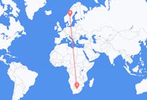 Flights from Kimberley, Northern Cape, South Africa to Sveg, Sweden