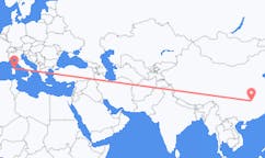 Flyreiser fra Yueyang, Kina til Olbia, Italia