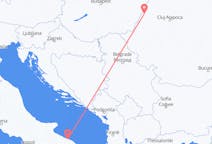 Flights from Oradea, Romania to Bari, Italy