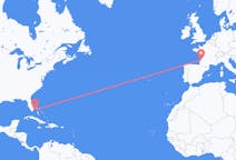 Flyg från Bimini, Bahamas till Bordeaux, Frankrike