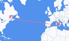 Flyrejser fra Presque Isle, USA til Palermo, Italien